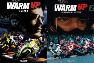 Couverture des deux premiers tomes de WARM UP